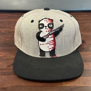 Killer Panda Bear Snapback Cap